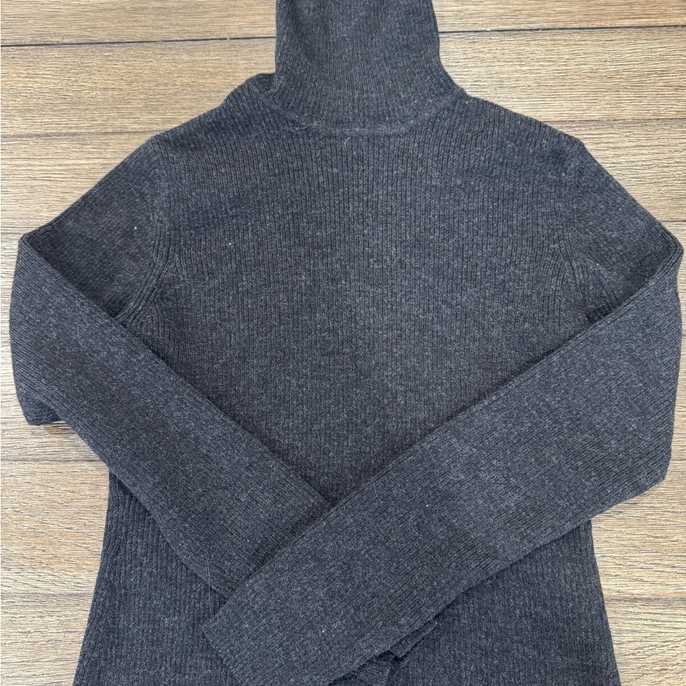 Ann Taylor Charcoal Turtleneck Sweater